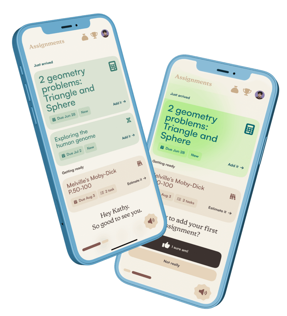A screenshot of the Uluru app showing assignments completed screen
