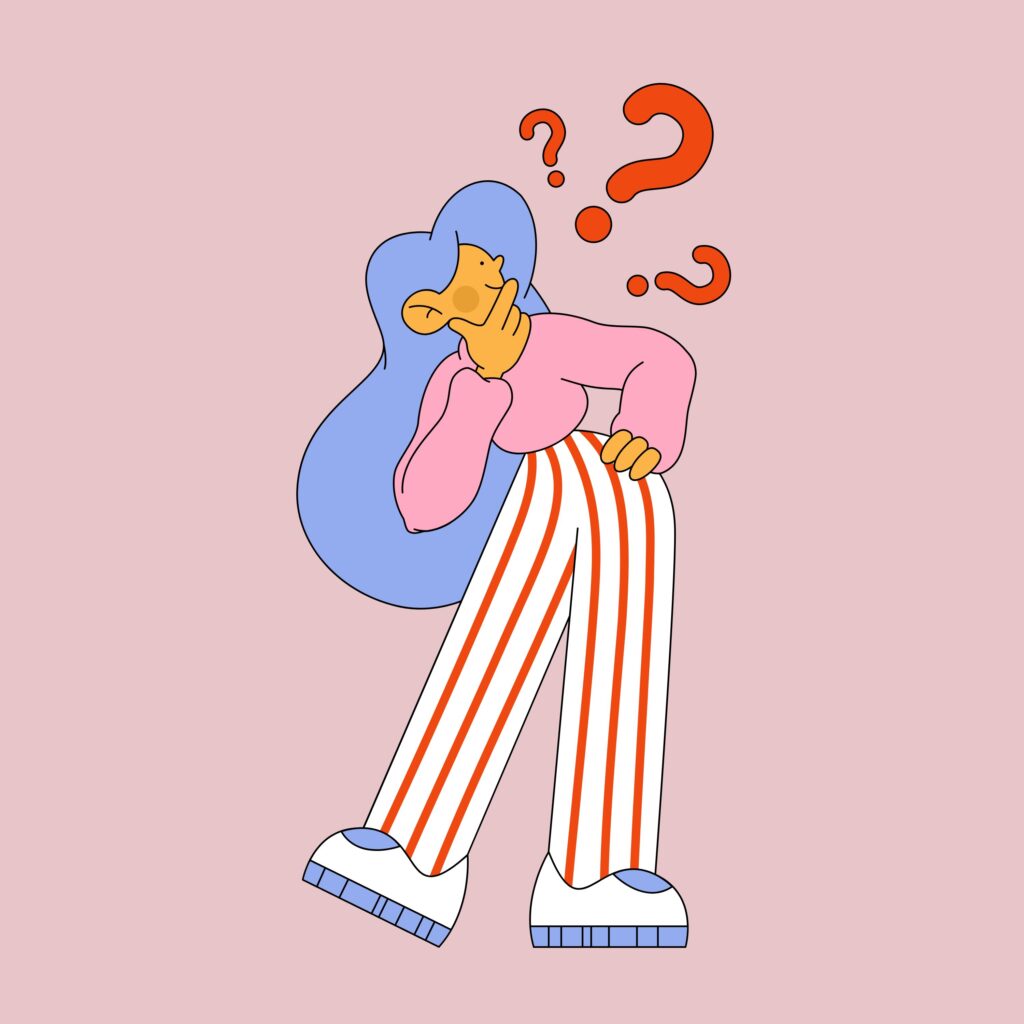 Parent asking questions during a teacher conference